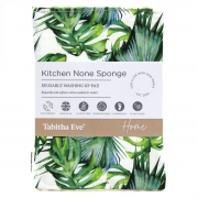 Tabitha Eve Keukenspons - Jungle Wasbare spons van bio-katoen met plantaardige kern